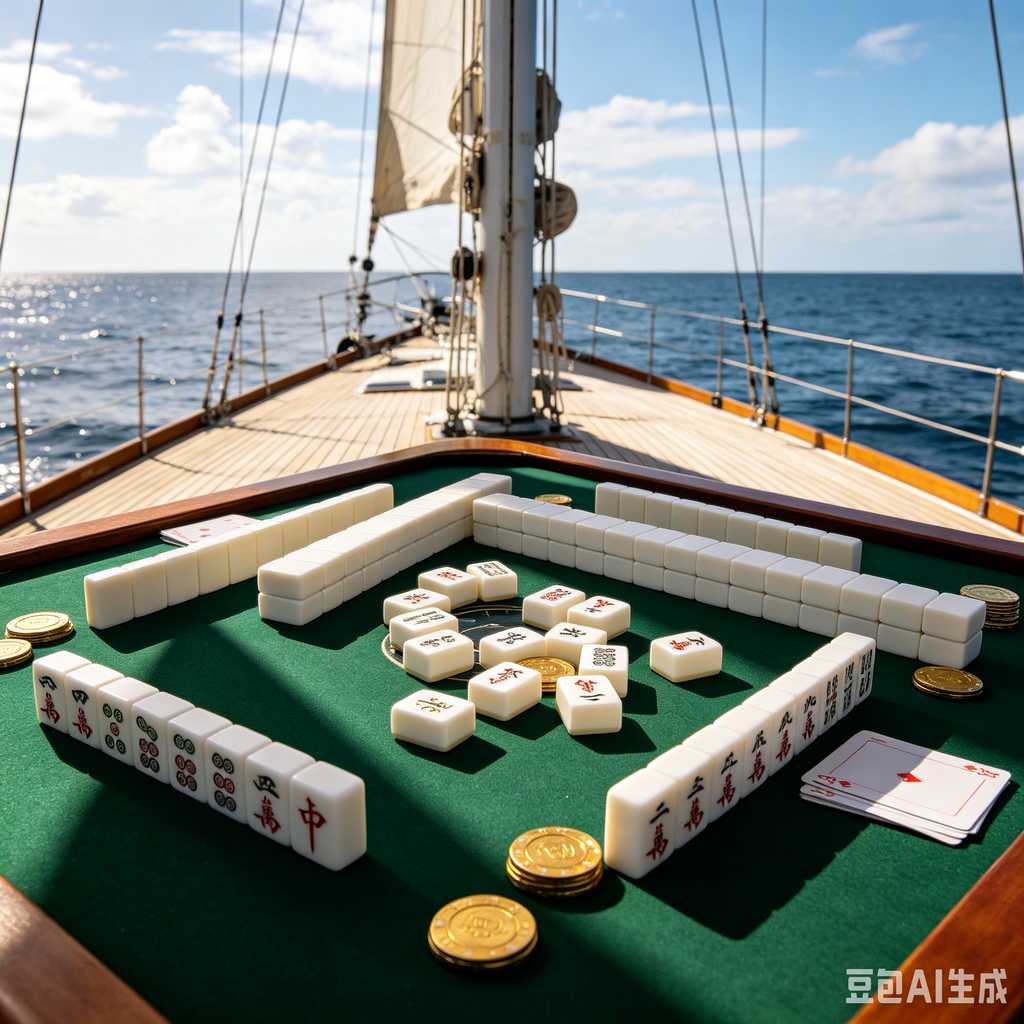 trendy color mahjong set